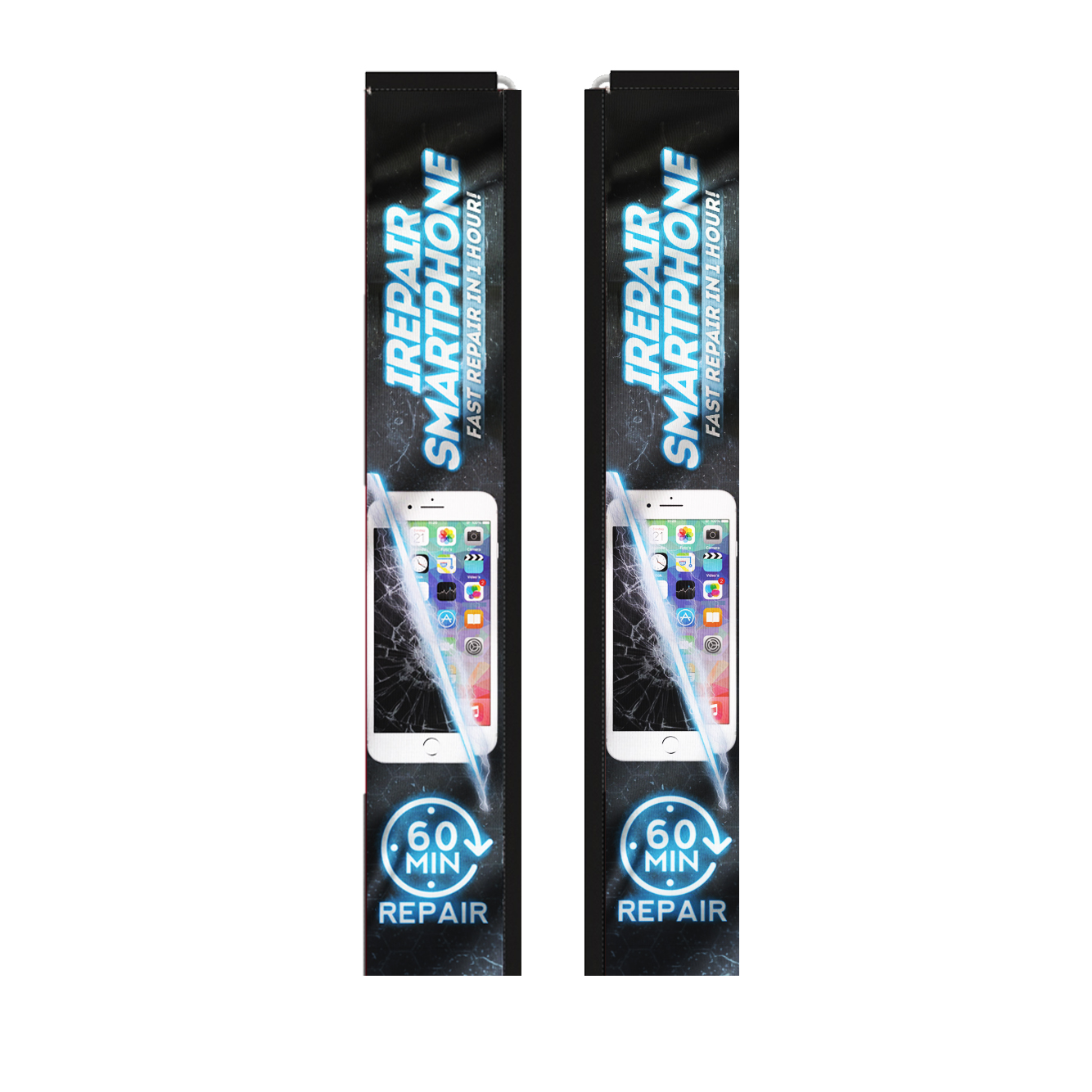 Large Double Sided Custom WindChaser - Flag Only