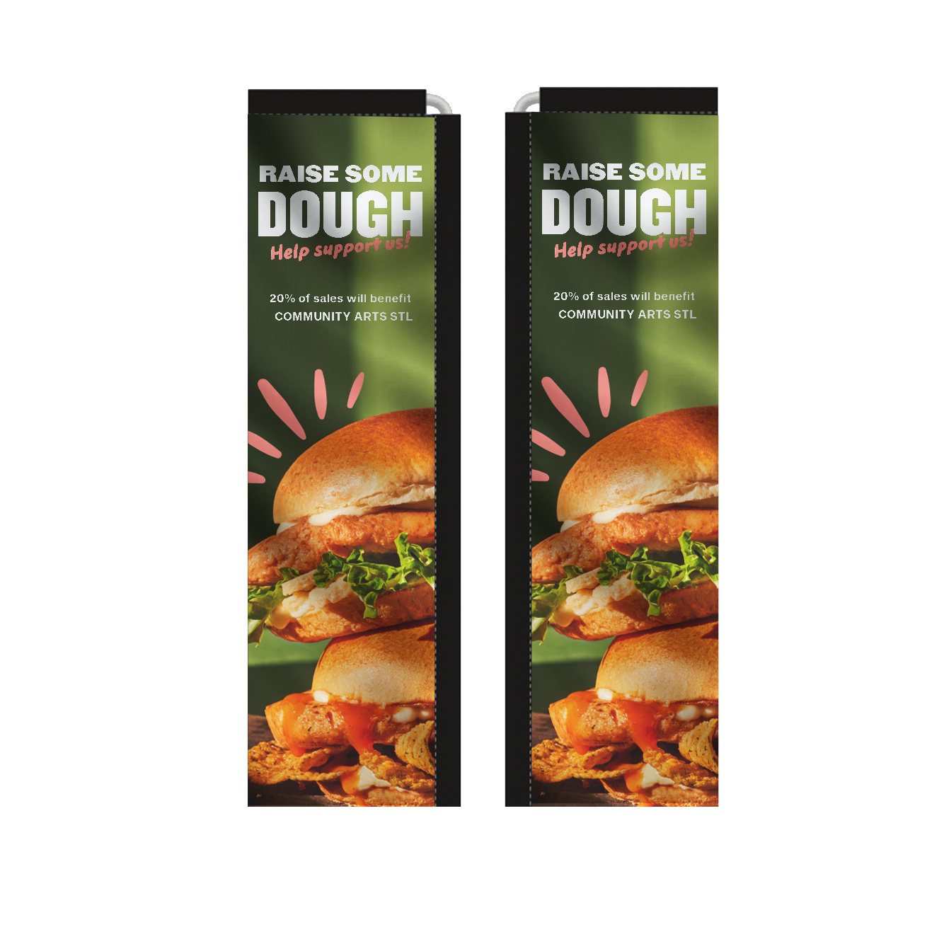 Small Double Sided Custom WindChaser - Flag Only